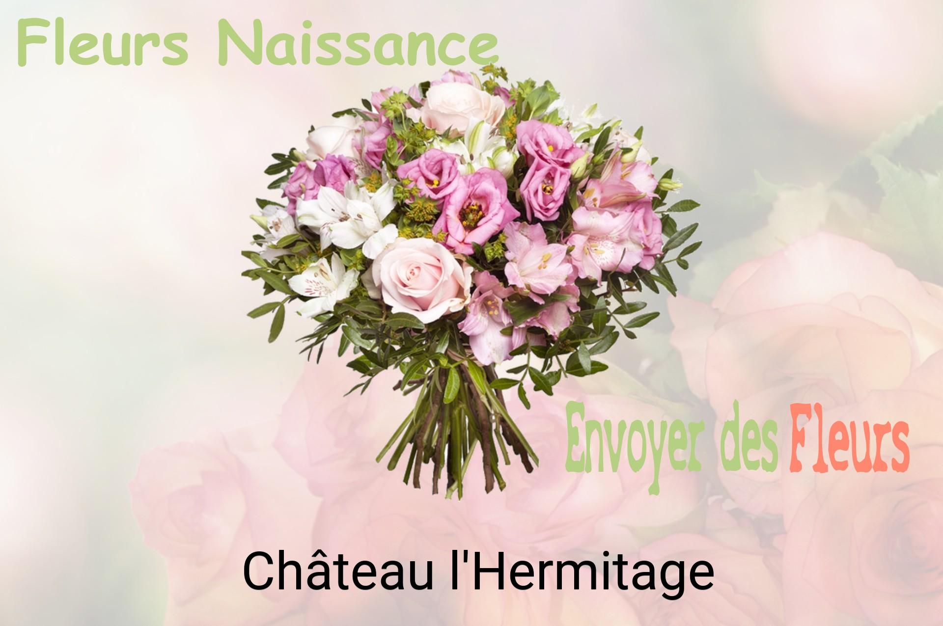 Bouquet de fleurs de naissance livré à Château-l'Hermitage